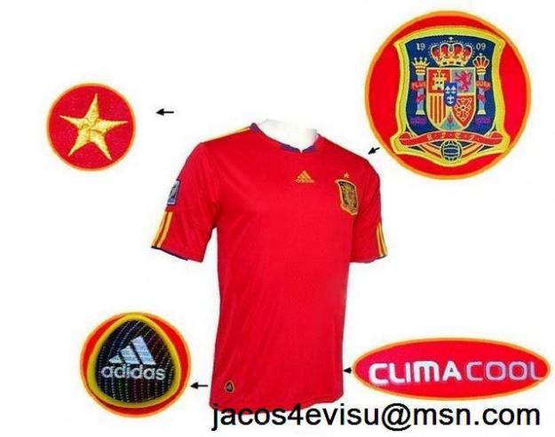 Camiseta de España, Barcelona, Real Madrid, Nike, Adidas, R2, R3...