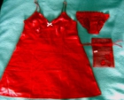 Camisón Sexy + Braga Rojo Pasión - mejor precio | unprecio.es