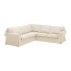 IKEA Corner Sofa + Footstool/Seat/Table, Light Beige / IKEA Sofá esquina + reposapiés - mejor precio | unprecio.es