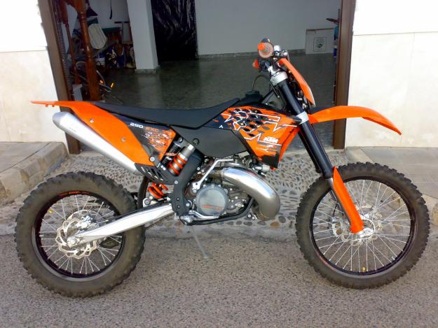 ktm 250 exc enduro 2008 900 kmts