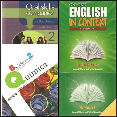 Libros de texto 2º bachillerato