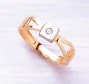 Anillo macizo oro Cristian Lay Corina