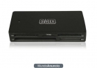 Sweex Multi Card Reader USB, USB 2.0, 1.2 m, 480 Mbit/s, Negro, Windows XP, Vista, MAC OSX - mejor precio | unprecio.es