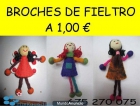 BROCHES DE FIELTRO MUY BARATOS - mejor precio | unprecio.es