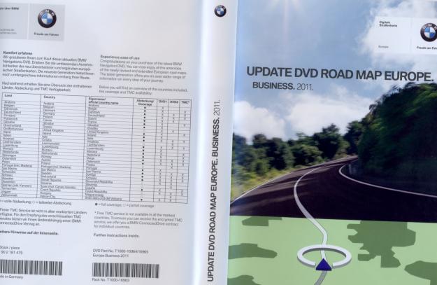 DVD ROAD MAP 2011 CON RADARES PARA NAVEGADORES  ORIGINALES BMW