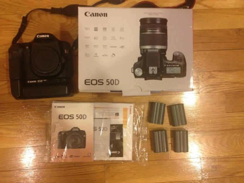 Canon EOS 50D 15.1 MP Digital SLR Camera - Negro