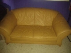 sofa de cuero de dos plazas - mejor precio | unprecio.es