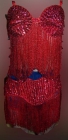 VENDO TRAJE DE MORA CON FLECOS Y LENTEJUELAS ROJO - mejor precio | unprecio.es