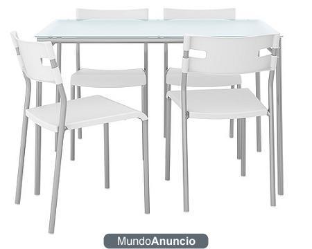 Mesa Laver con 4 sillas por 60 euros