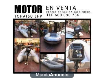 MOTOR FUERABORDA TOHATSU 5Hp