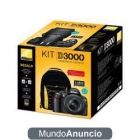 Nikon D3000 + 18-55/55-200 VR - mejor precio | unprecio.es