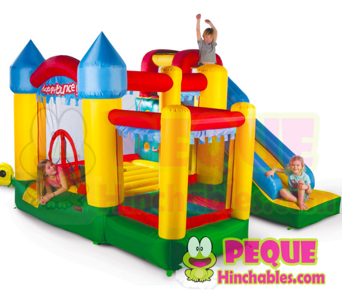 Castillo Hinchable pequeño Fun Palace 6 en 1 mini 9m2 happy bounce
