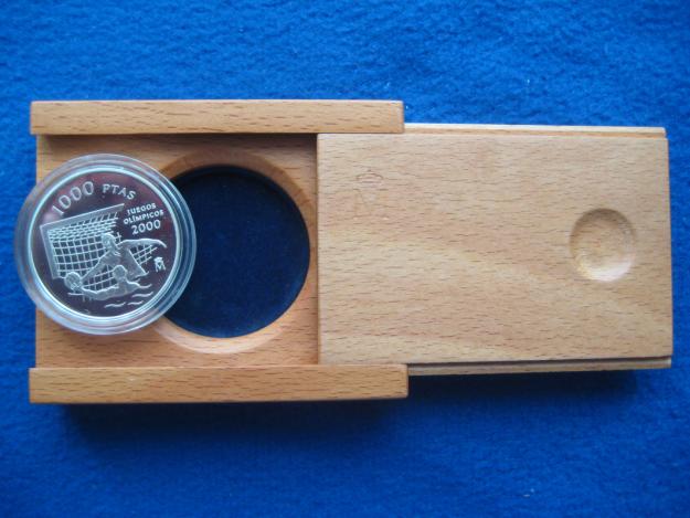 Moneda plata 1.000 ptas. Año 1995. Juegos Olímpicos de Sidney del años 2000