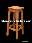 TABURETES ALTOS DE MADERA PINTADOS - NUEVOS - mejor precio | unprecio.es