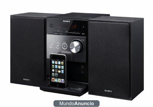 Sony CMT-FX300I - Minicadena (puerto para iPod, USB), color negro
