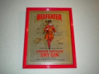 Cuadro espejo BEEFEATER marco rojo - mejor precio | unprecio.es