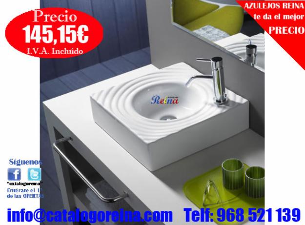 Precios_imbatibles.Lavabo GOTA Blanco en Alcorcón