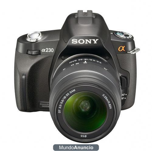 VENDO SONY A230 con objetivo 18-55mm 250€