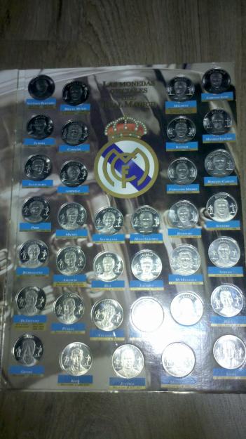 Real madrid c.f. 35 colección monedas y 100 cromos