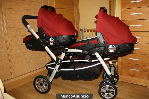 vendo carro gemelar JANÉ TWIN TWO MATRIX