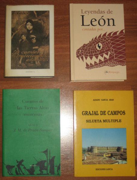 Libros varios de leyendas y cuentos