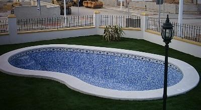 Piscina de hormigón proyectado