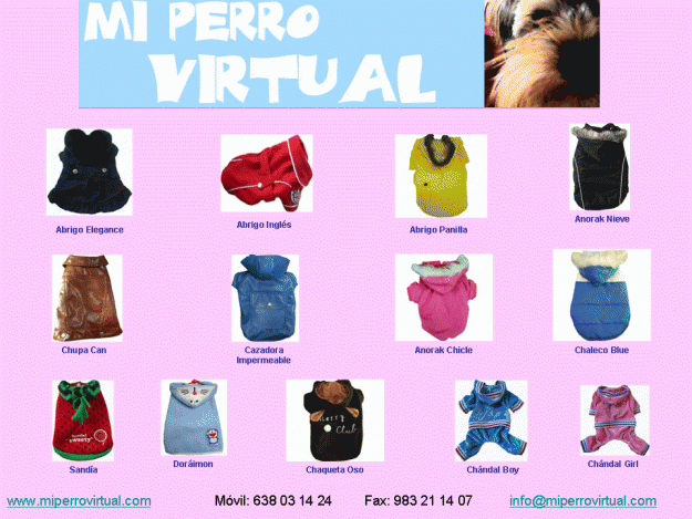 Ropa y accesorios para tu perro