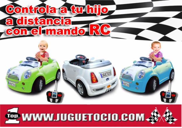 Coches a bateria con RC-Sube a tu hijo a un coche Radiocontrol