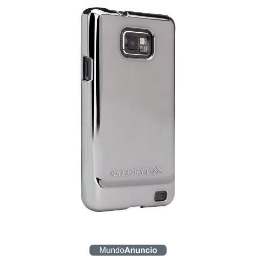 Case-Mate CM014050 - Carcasa ultra fina para Samsung Galaxy S II Barely There color metalizado
