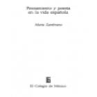 Pensamiento y poesía en la vida española. Ensayo. --- Endymión, 1996, Madrid. 3ªed. - mejor precio | unprecio.es