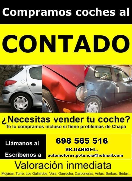COMPRAMOS TODO TIPOS DE VEHICULOS, FUNCIONE O NO.