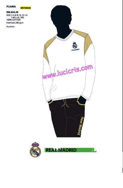 Pijama para Caballero del REAL MADRID