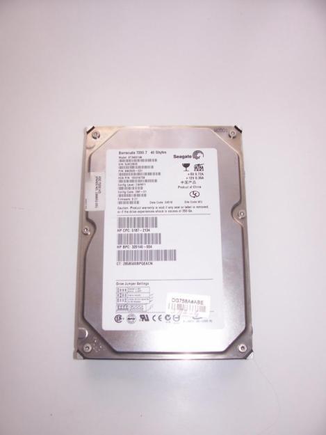 Vendo disco duro IDE de 40gb