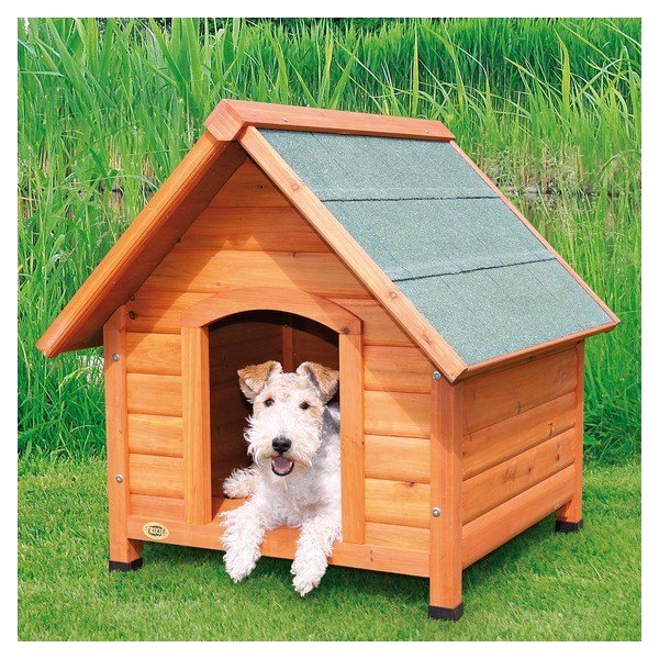 Pack caseta natura para perros más puerta en Mascota Universe