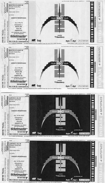 CONCIERTOS U2 EN BCN