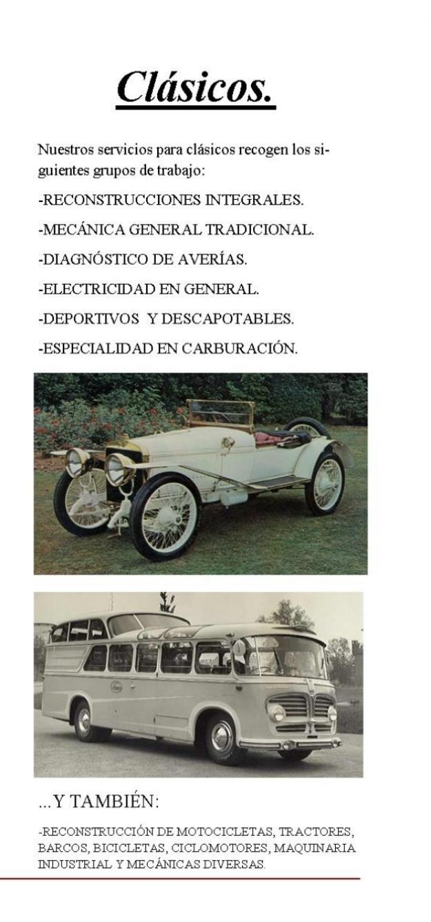 Mecánico especializado en vehículos clásicos.