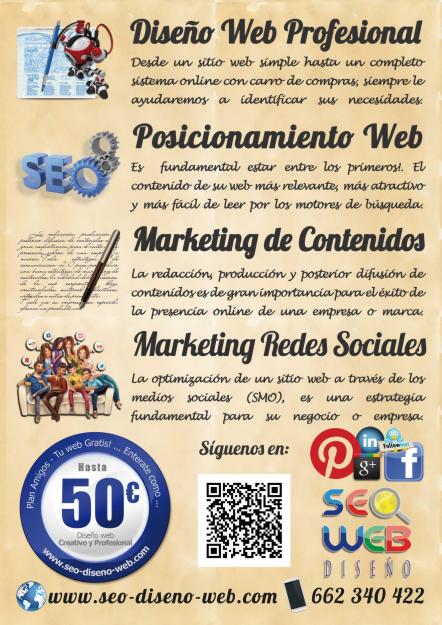 Diseño Web Profesionale desde 150€