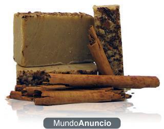 JABÓN CASERO DE CANELA Y ACEITE DE OLIVA