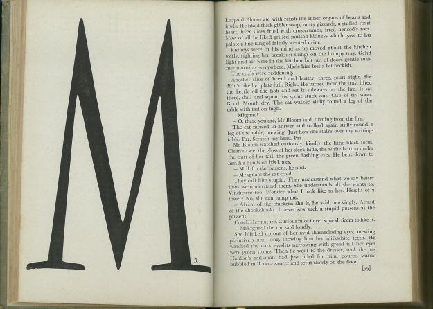 Edición de 1942 del Ulysses de James Joyce Random House. El libro que dió origen a la nove