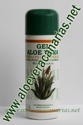 Gel de Aloe Vera puro 100 %  Gel aloe vera dermogético 400 ml.