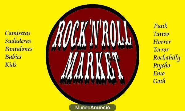Rock\'n\'Roll Market Camisetas Punk Tattoo Goth Zombies Terror Psycho
