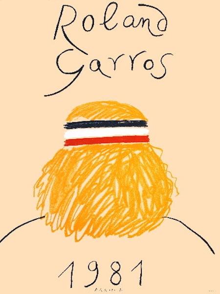 Poster original roland garros 1981