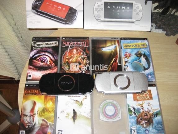 vendo 2 psp nuevas en cajas con juegos todo original 280E