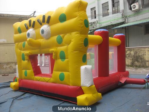 2 CASTILLOS HINCHABLES DE  BOB ESPONJA