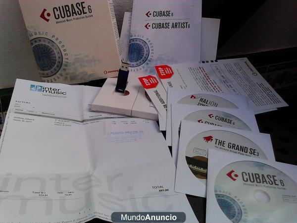 Vendo Cubase 6 original con todos los updates