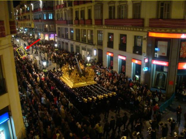 Semana Santa 2013 Málaga, alquilo abono 5 sillas 1ª fila