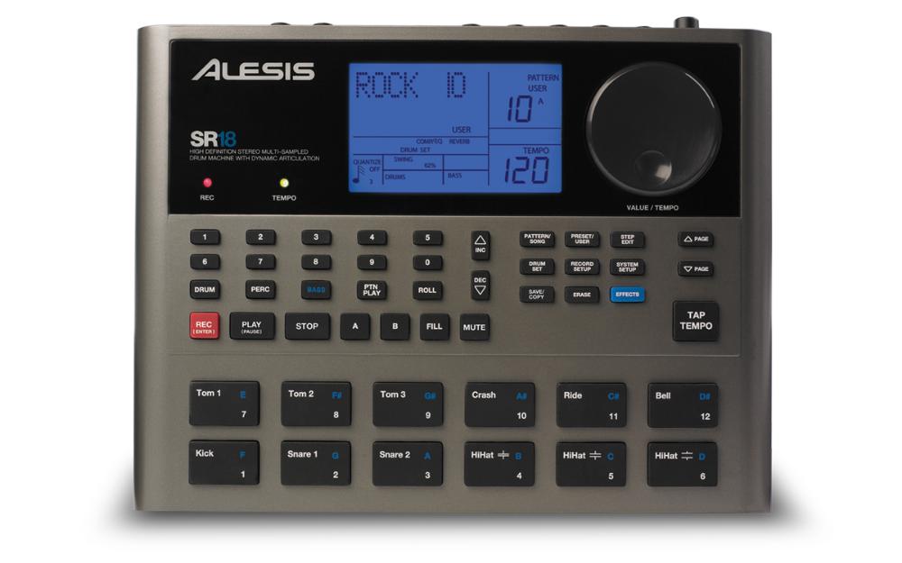 Estudio de grabación Roland VS880EX y Alesis Sr18