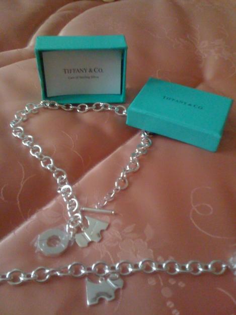 Conjunto collar+pulsera estilo tiffany