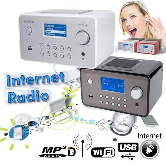 Internet Radio con LCD - USB/RJ45