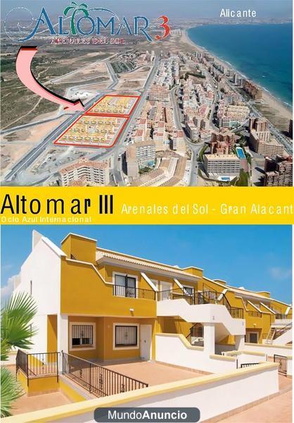 Apartamento de dos dormitorios en Arenales del Sol(Elche),urb.Altomar-3